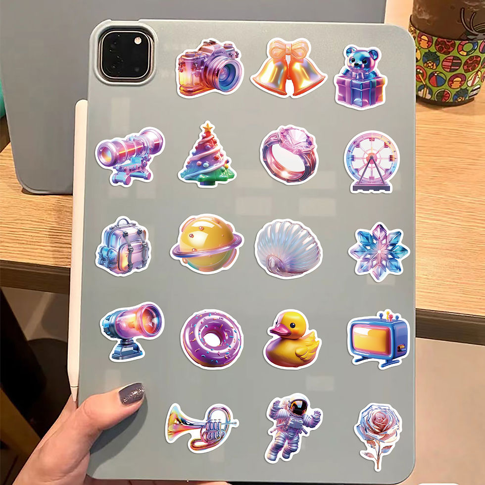 Thumbnail: 50PCS Cartoon 3D Gift Stickers DIY Diary Laptop Luggage Skateboard Aesthetic Scr