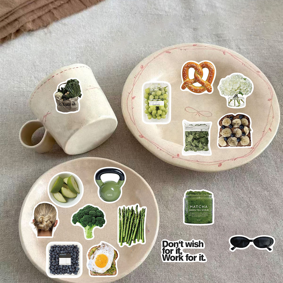 Thumbnail: 50PCS Creative Clean Selfcare Label Stickers Notebook Kawaii Luggage Aesthetic P