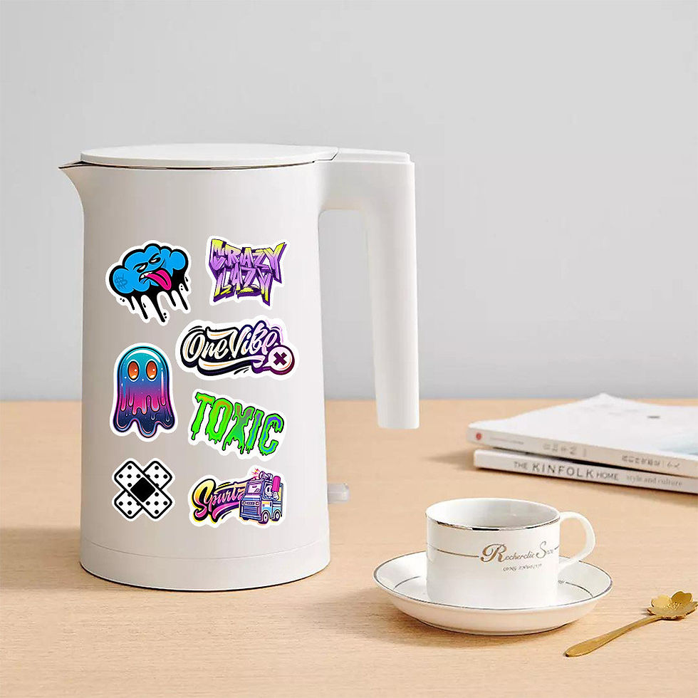 Thumbnail: 50PCS Laser American Street Art Graffiti Stickers - Decor for Notebook, Computer