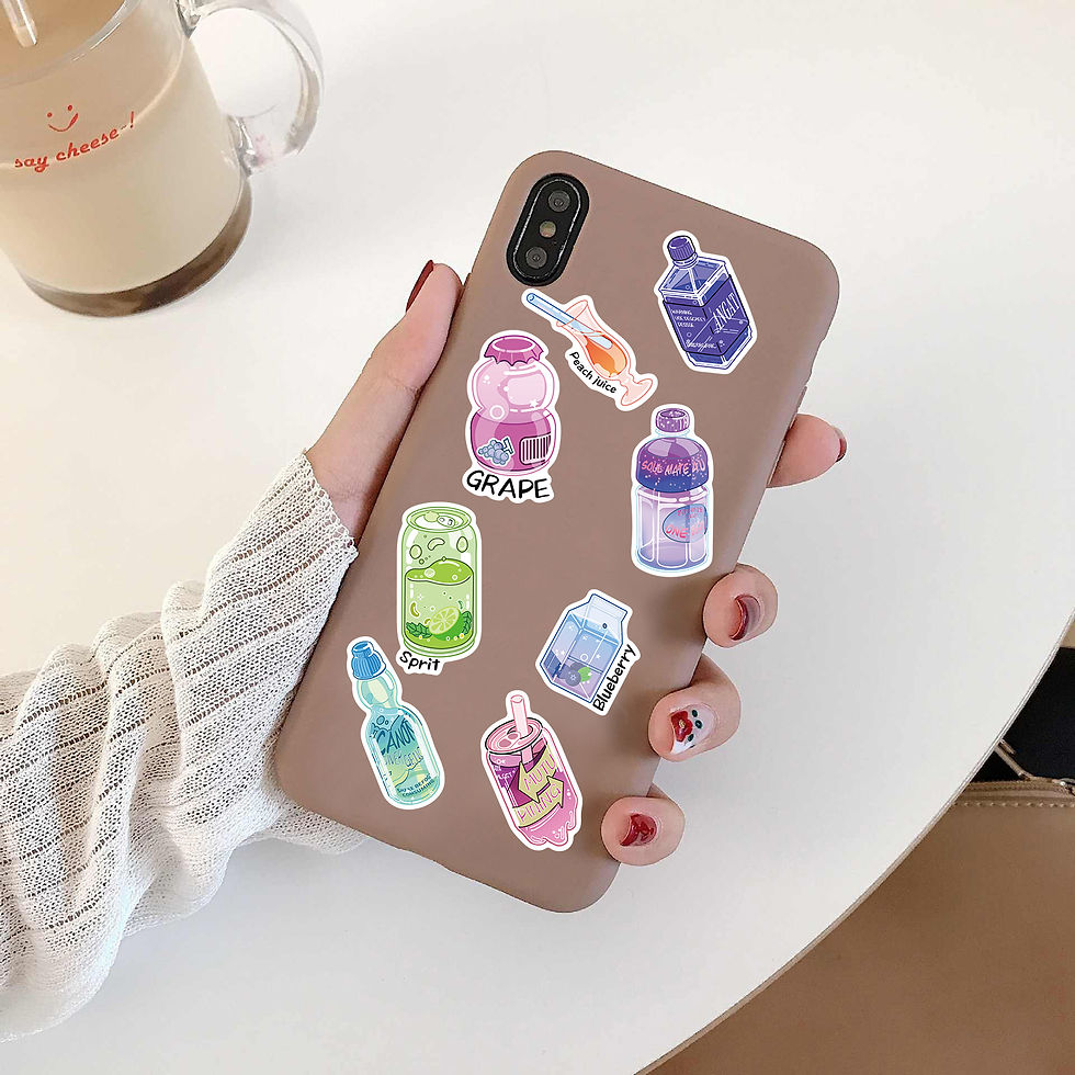 Thumbnail: 50PCS Snack Club Stickers Cartoon Skateboard Luggage Cafe DIY Laptop Classic Scr