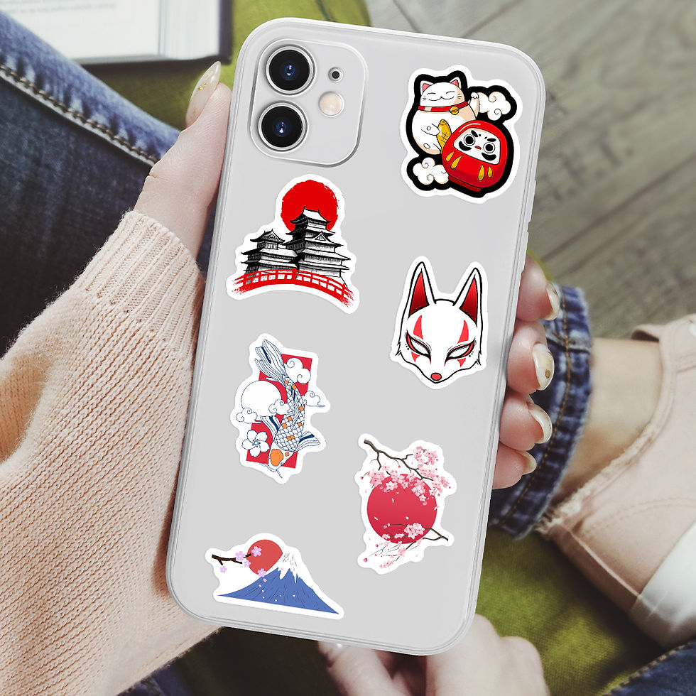 Thumbnail: Cartoon Fantasy Japanese Stickers Traditional Elements DIY Kids Toy Gift Decal f