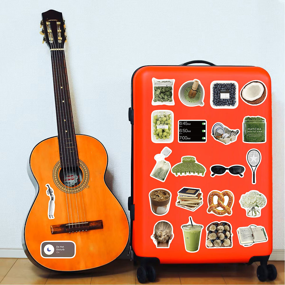 Thumbnail: 50PCS Creative Clean Selfcare Label Stickers Notebook Kawaii Luggage Aesthetic P