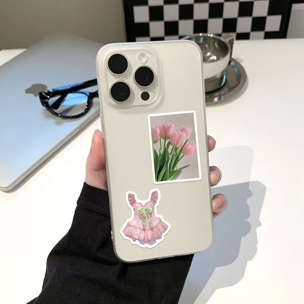 Thumbnail: 50 Pieces Cartoon Early Summer Girl Dream Pastel Stickers - Ins-Style Waterproof