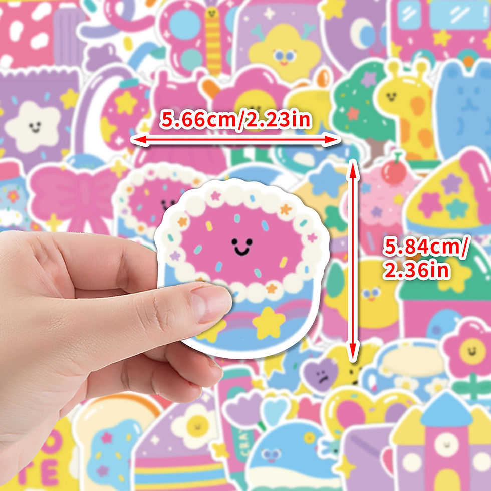 Thumbnail: 50PCS Cute Hand-drawn Small Things Graffiti Stickers-Waterproof Decor for Water 