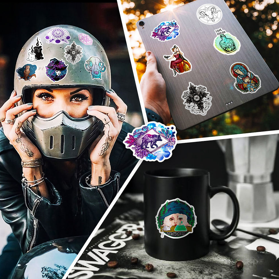 Thumbnail: 50 Pieces New Style Creative Magic Series Stickers - Personalized Waterproof Dec