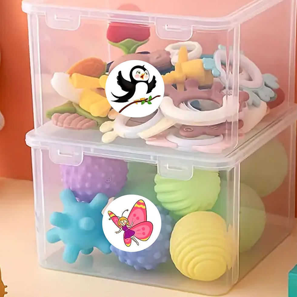 Thumbnail: 500Pcs/Roll Cute Insect Motivational Reward Stickers - Kids Seal Labels, Self-Ad