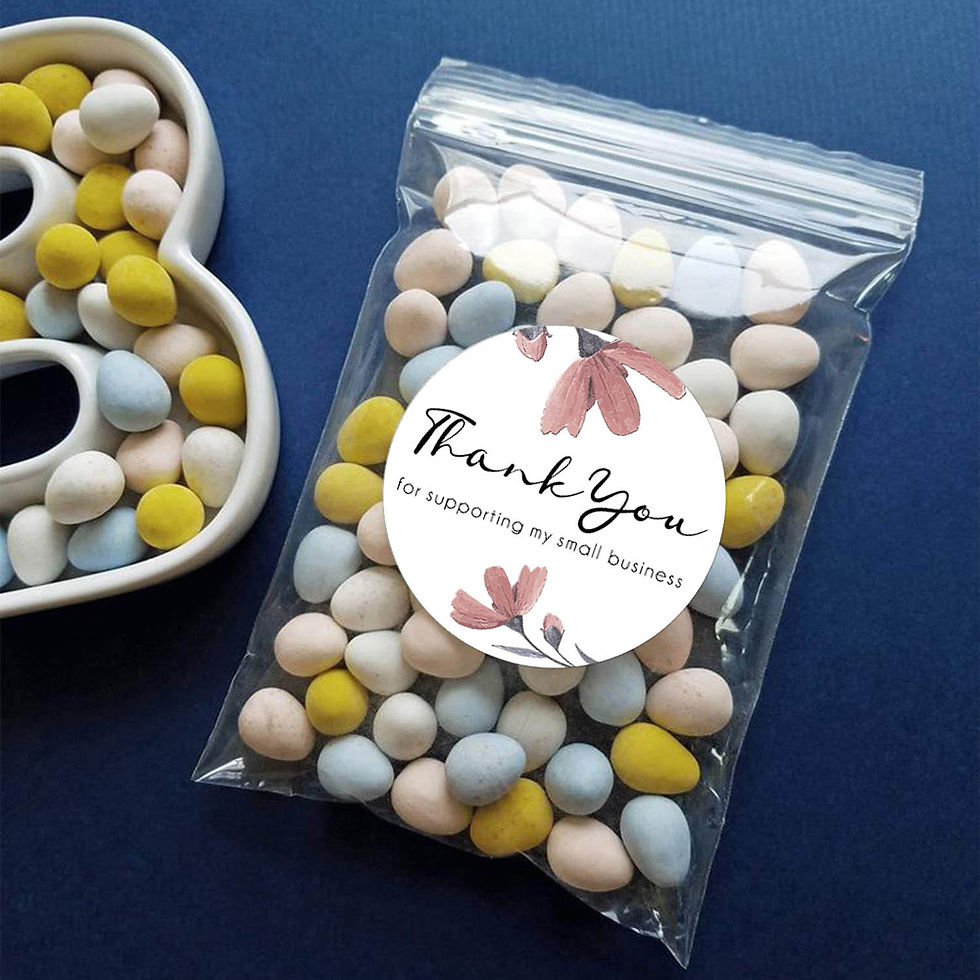 Thumbnail: 500pcs Thank You Sticker Envelope Seal Scrapbook Sticker Pink Heart Cute Round S