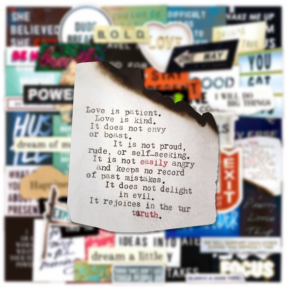 Thumbnail: 60PCS Retro Inspirational Phrases Waterproof Graffiti Stickers For Helmet Bicycl
