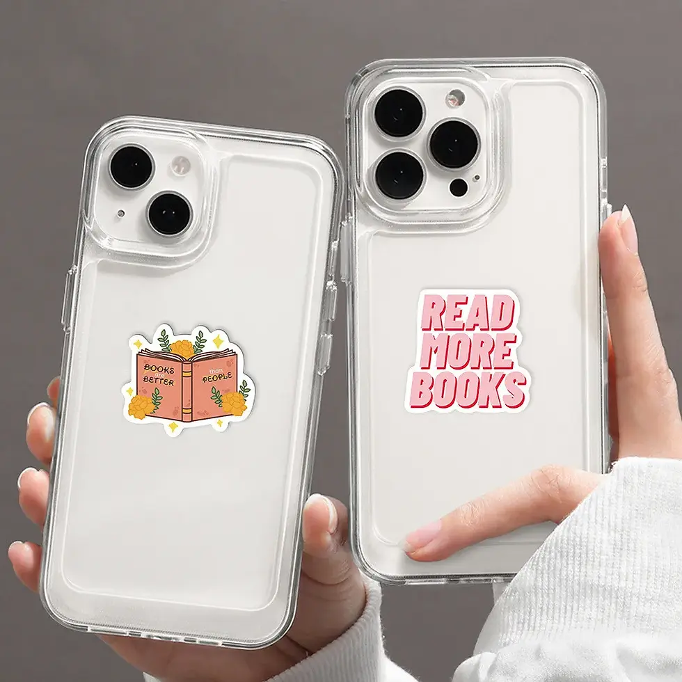 Thumbnail: 50PCS Reading Books Waterproof Graffiti Stickers for Helmet Bicycle Hand Account