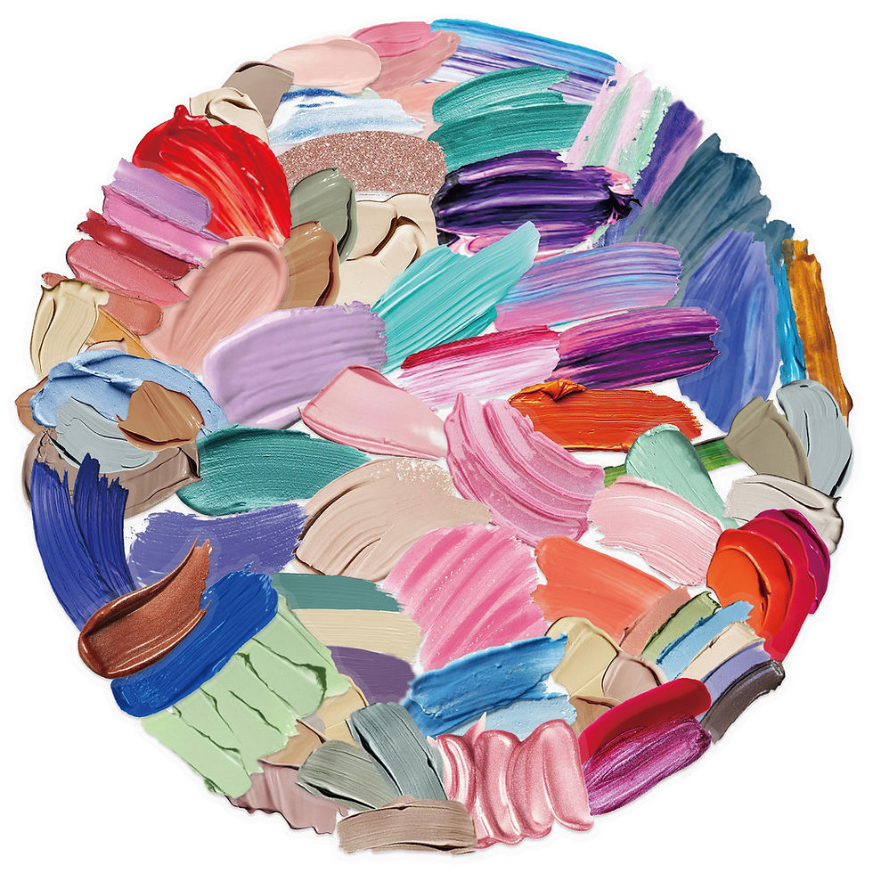 Thumbnail: 60PCS Transparent Cartoon Palette Sticker Pack Waterproof Clear PET for Scrapboo