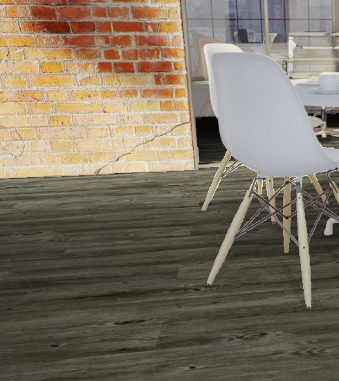 LVT GLUE DOWN / DEEP GRIS 6"x 48"