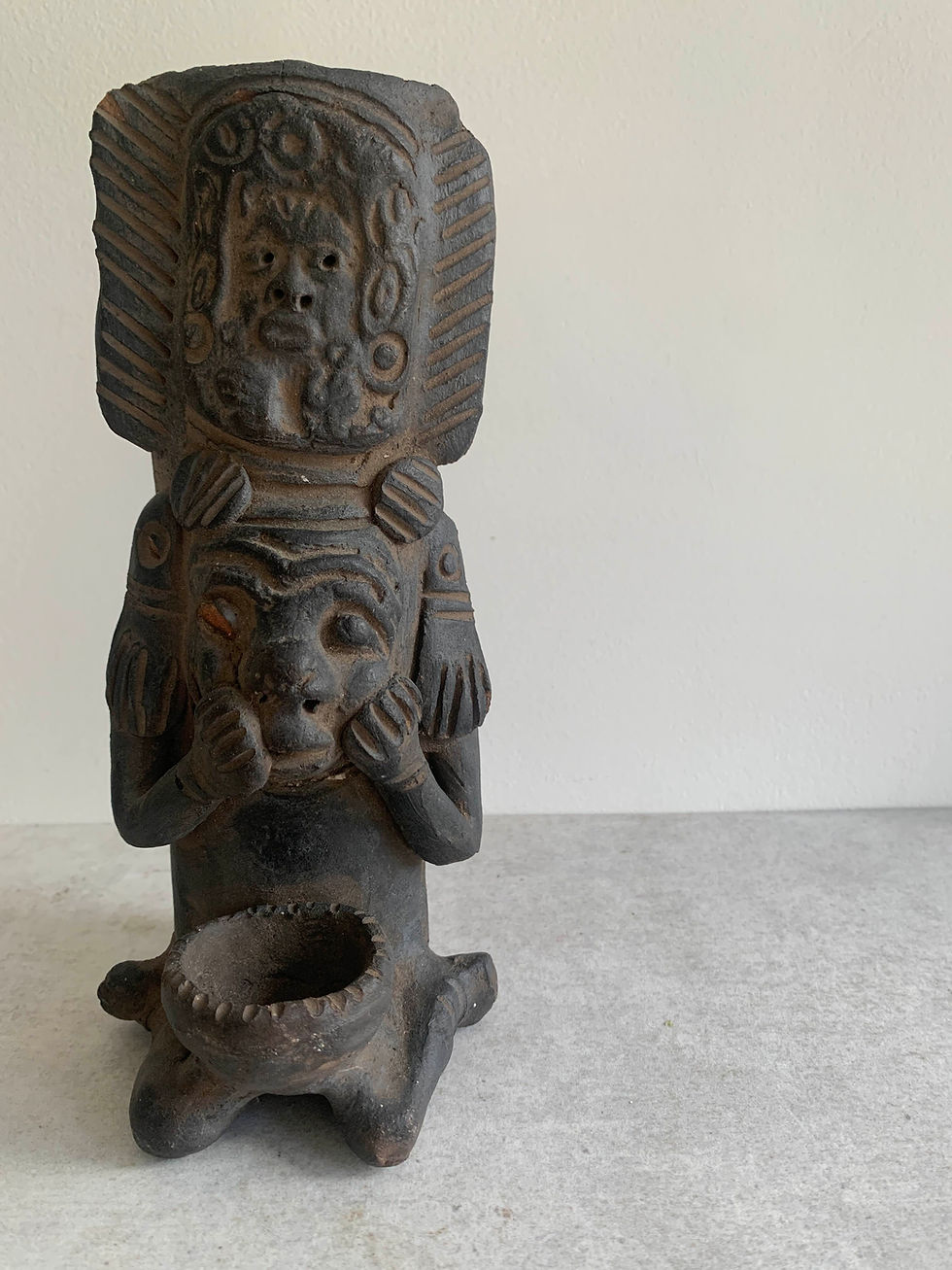 Thumbnail: Vintage Aztec Clay Vessel