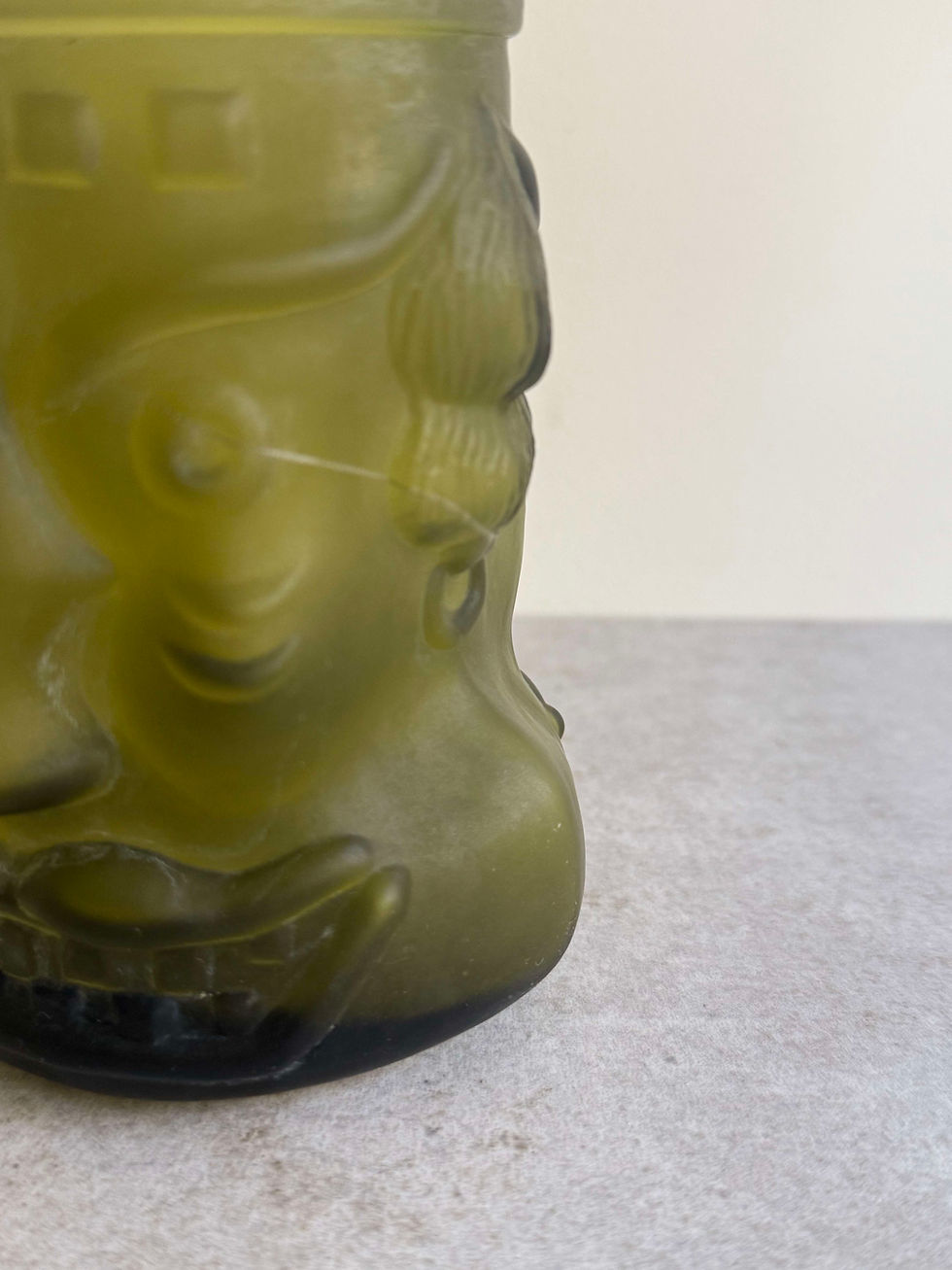Thumbnail: 1960's Italian Playing Card Glass Pot