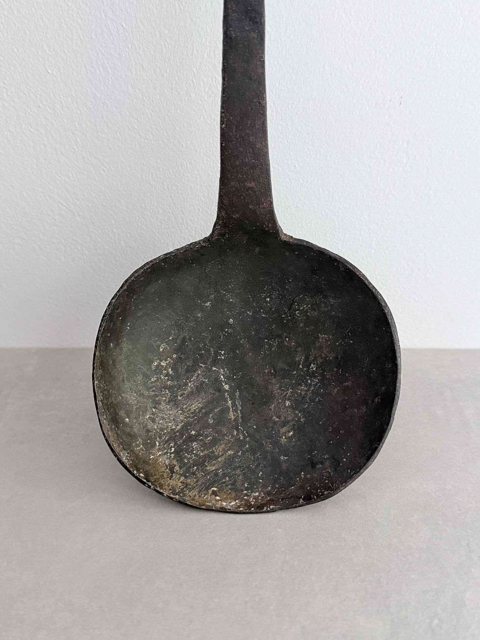 Thumbnail: Early 19th C Hand-forged Iron Hearth Ladle