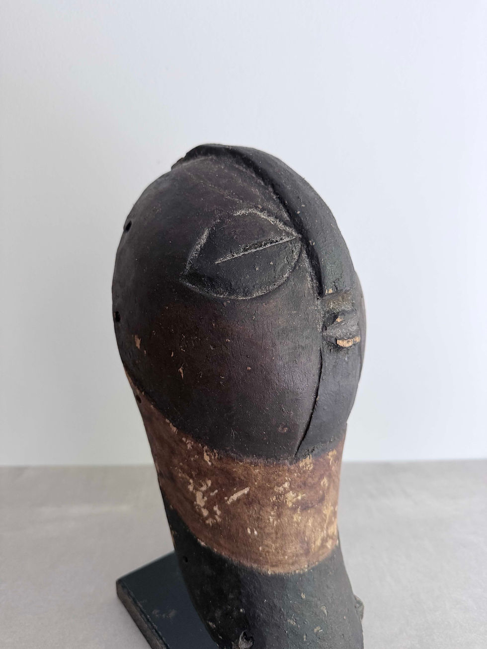 Thumbnail: Hand-Carved African Mask Sculpture