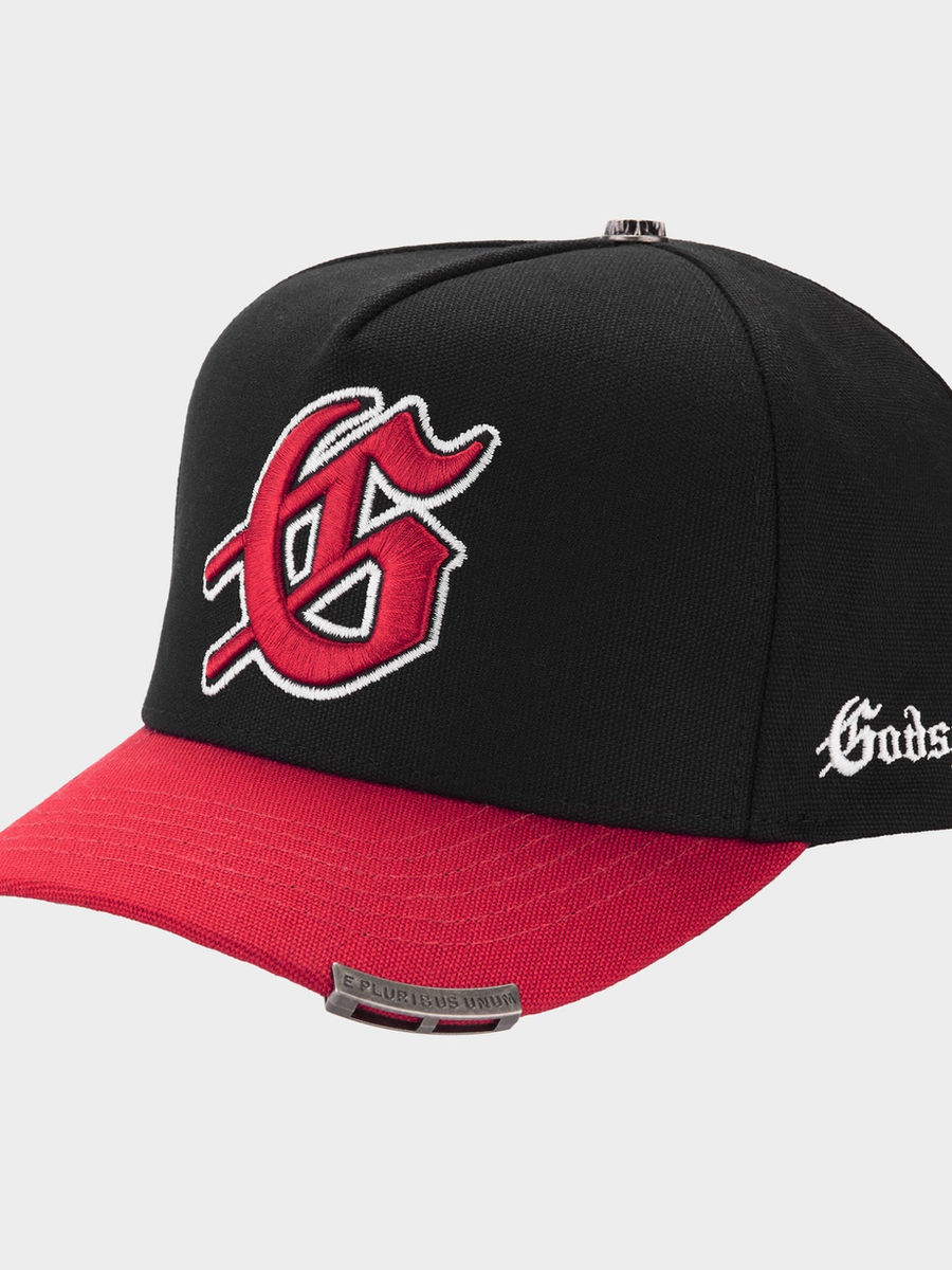 Godspeed Insignia Hat (Black/Red) — view 1