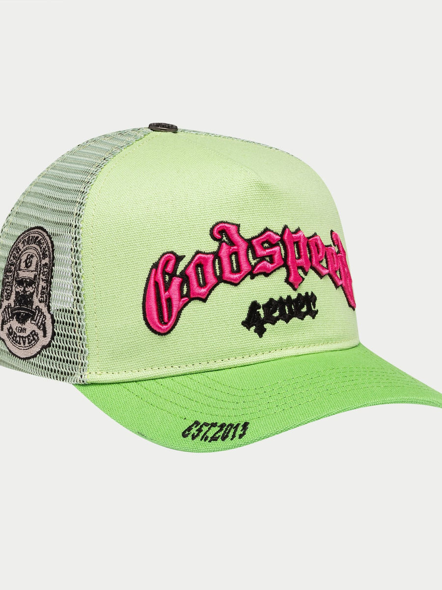 GS Forever Trucker Hat (Lime/Pink) — view 2