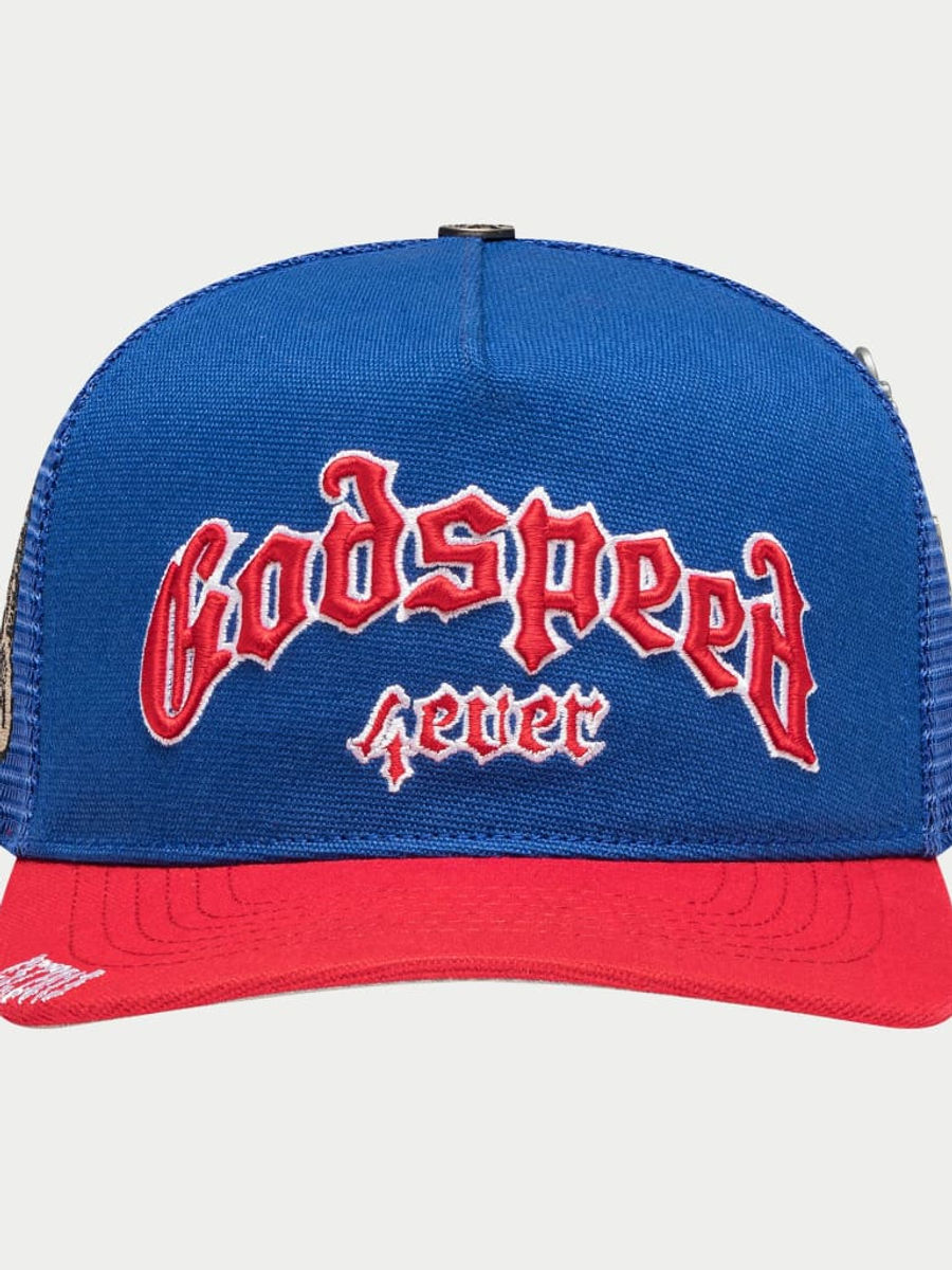 GS Forever Trucker Hat (Blue/Red) — view 1