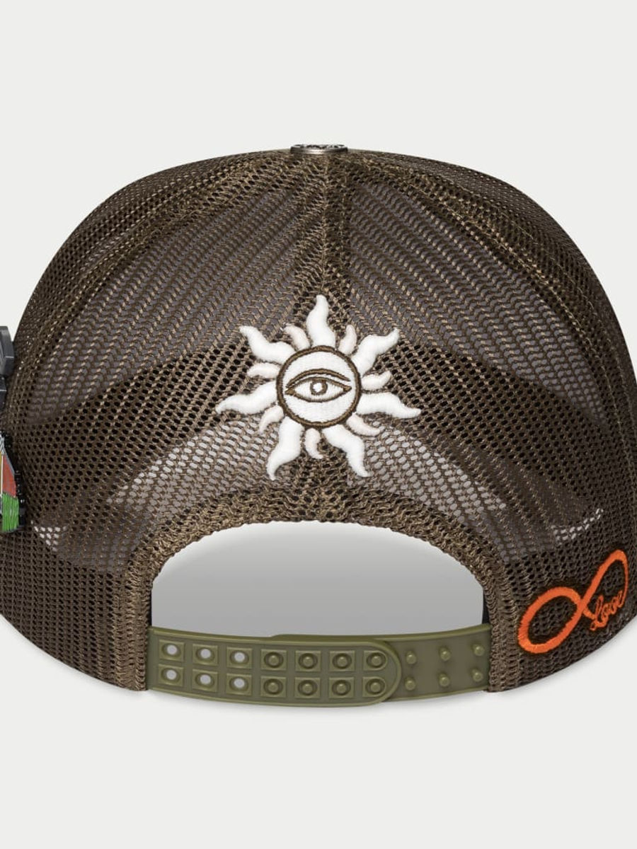 GS Forever Trucker Hat (Olive/Black) — view 4