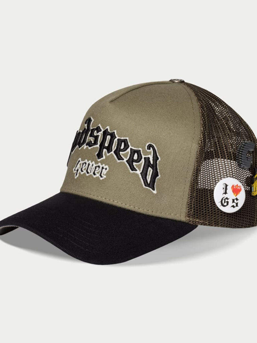 GS Forever Trucker Hat (Olive/Black) — view 3