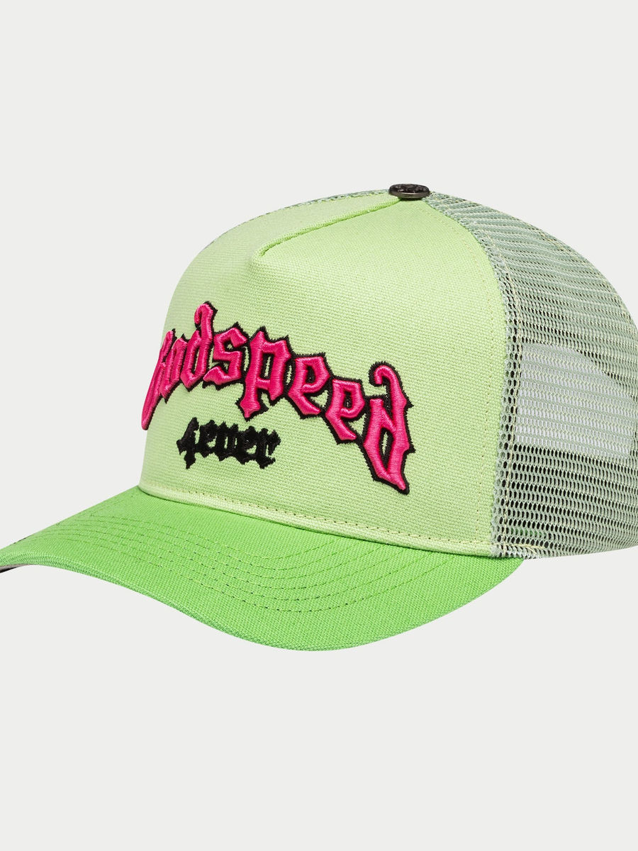 GS Forever Trucker Hat (Lime/Pink) — view 3