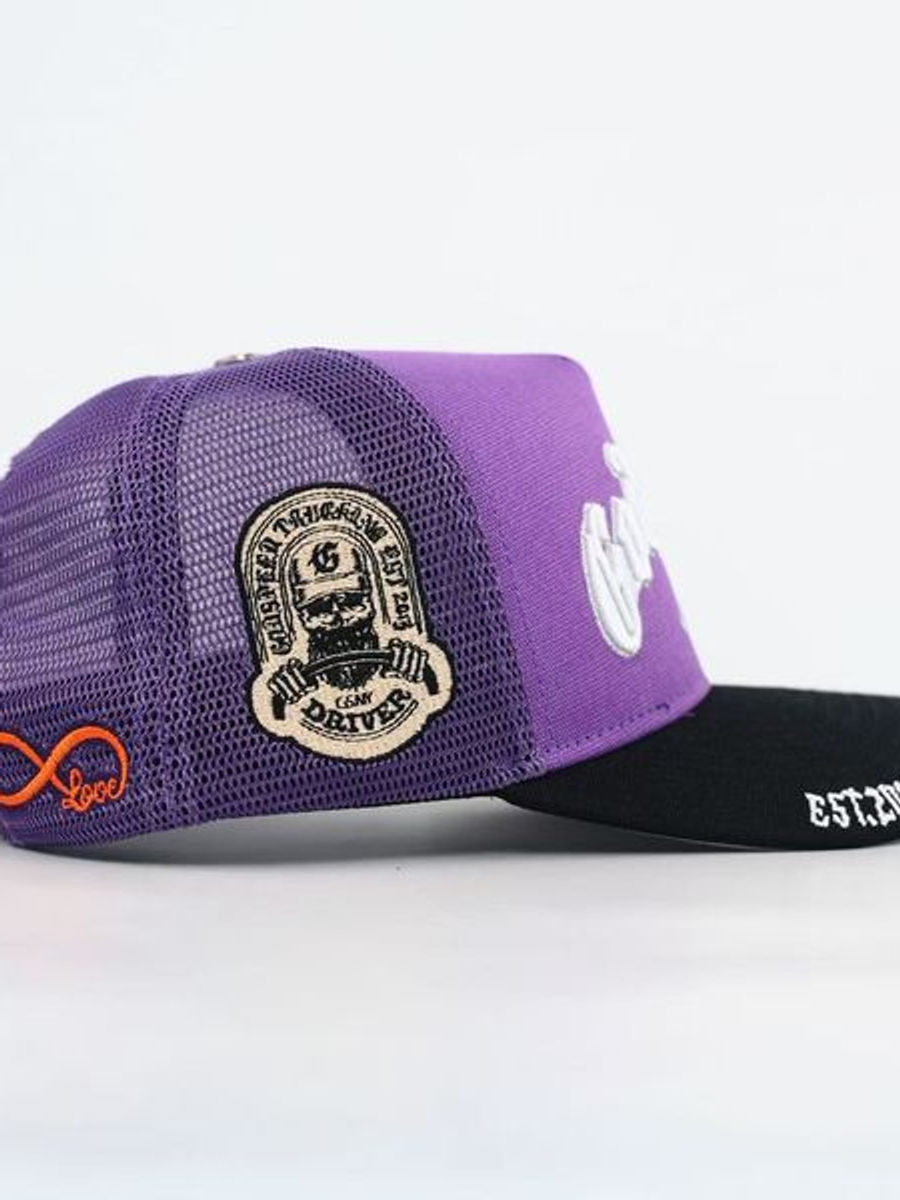 GS Forever Trucker Hat (Purple/Black) — view 2