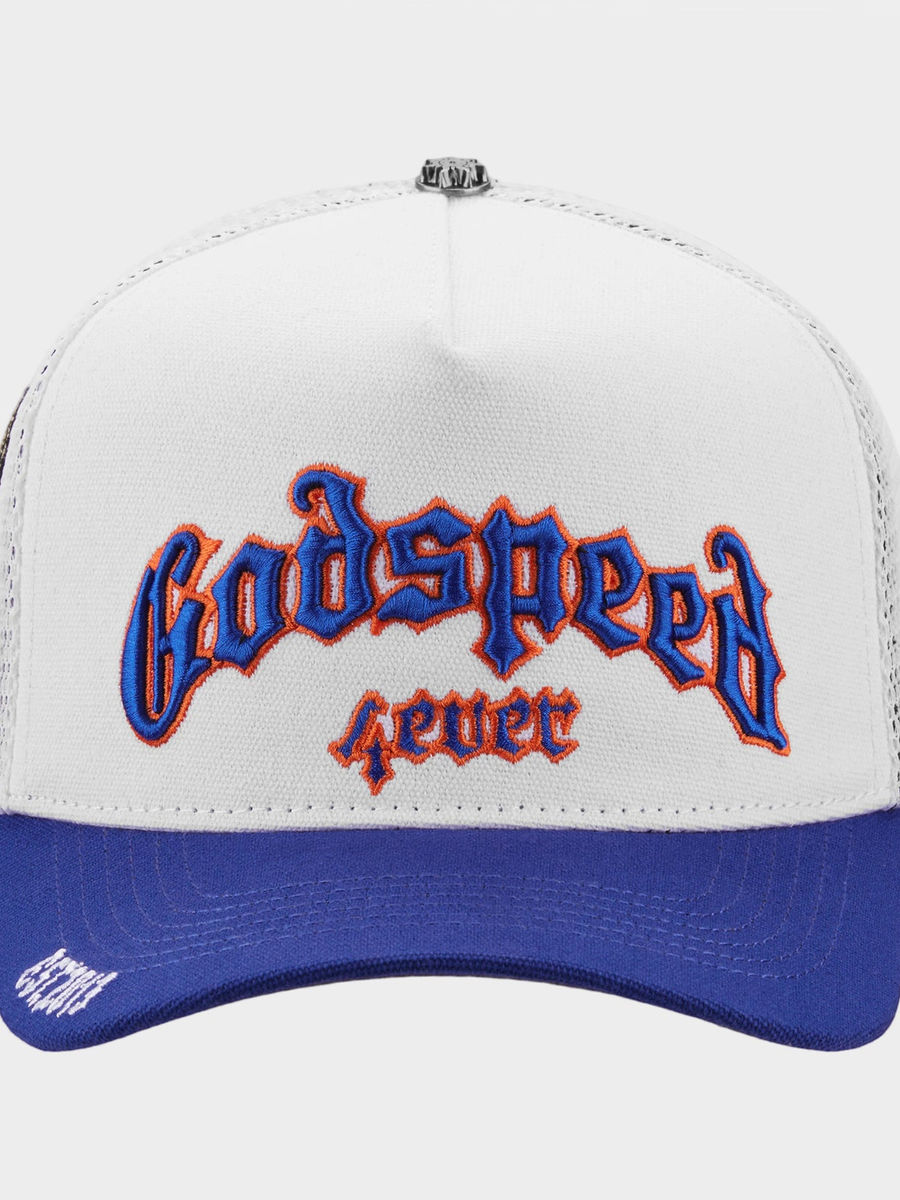 GS Forever Trucker Hat (White/Blue/Orange) — view 2