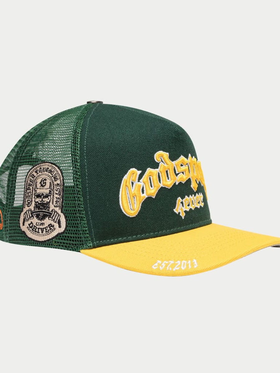 GS Forever Trucker Hat (Green/Yellow) — view 2
