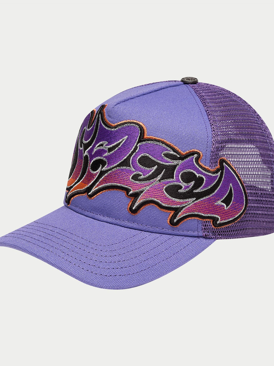 GS Neo Trucker Hat (Purple/Orange) — view 3