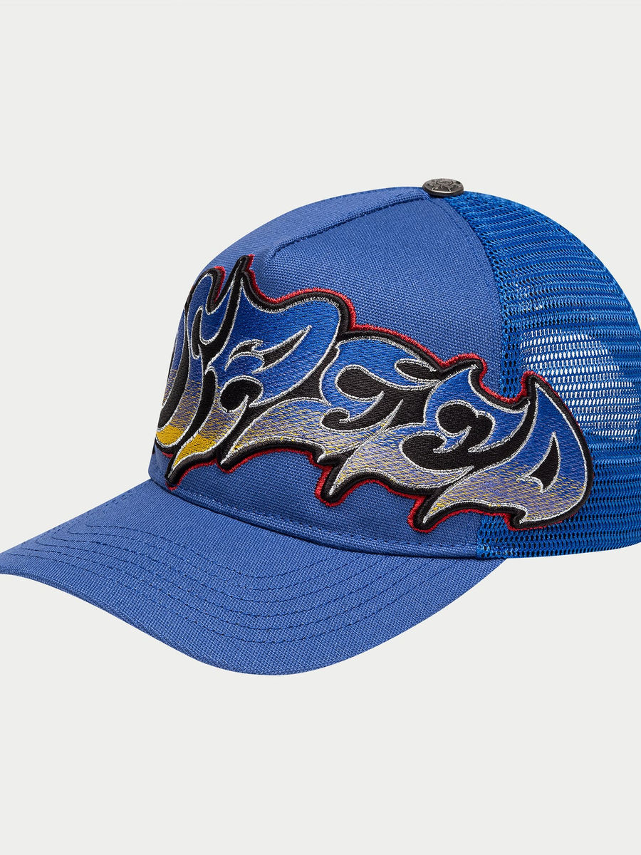 GS Neo Trucker Hat (Blue/Yellow/Red) — view 3