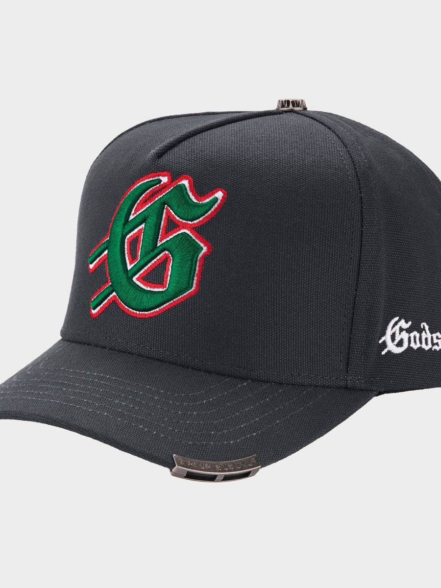 Godspeed Insignia Hat (Black/Green/Red) — view 1