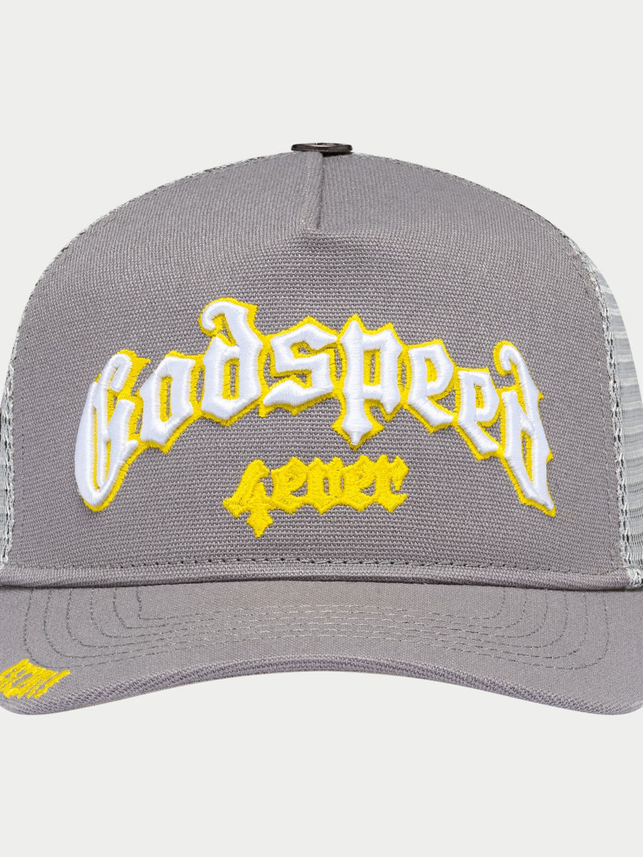 GS Forever Trucker Hat (Grey/Yellow) — view 1