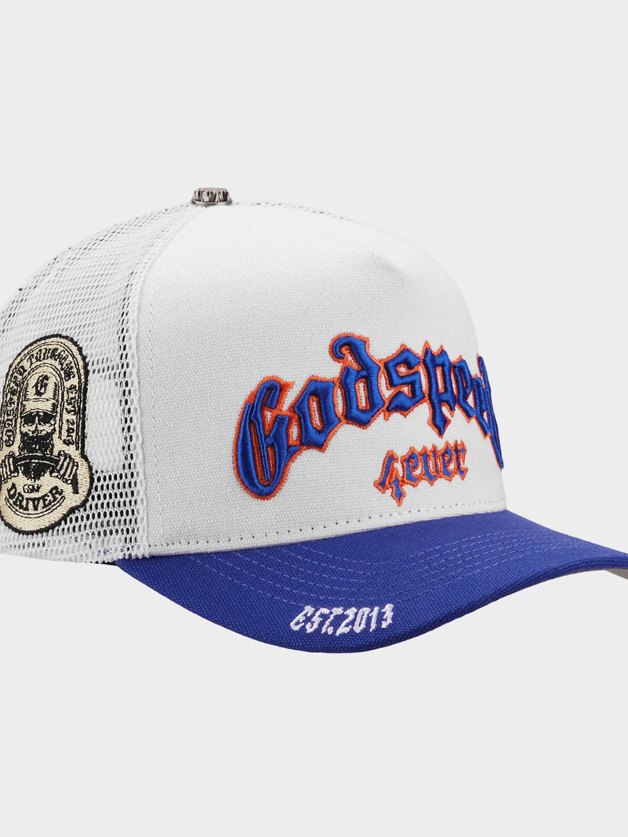 GS Forever Trucker Hat (White/Blue/Orange) — view 1