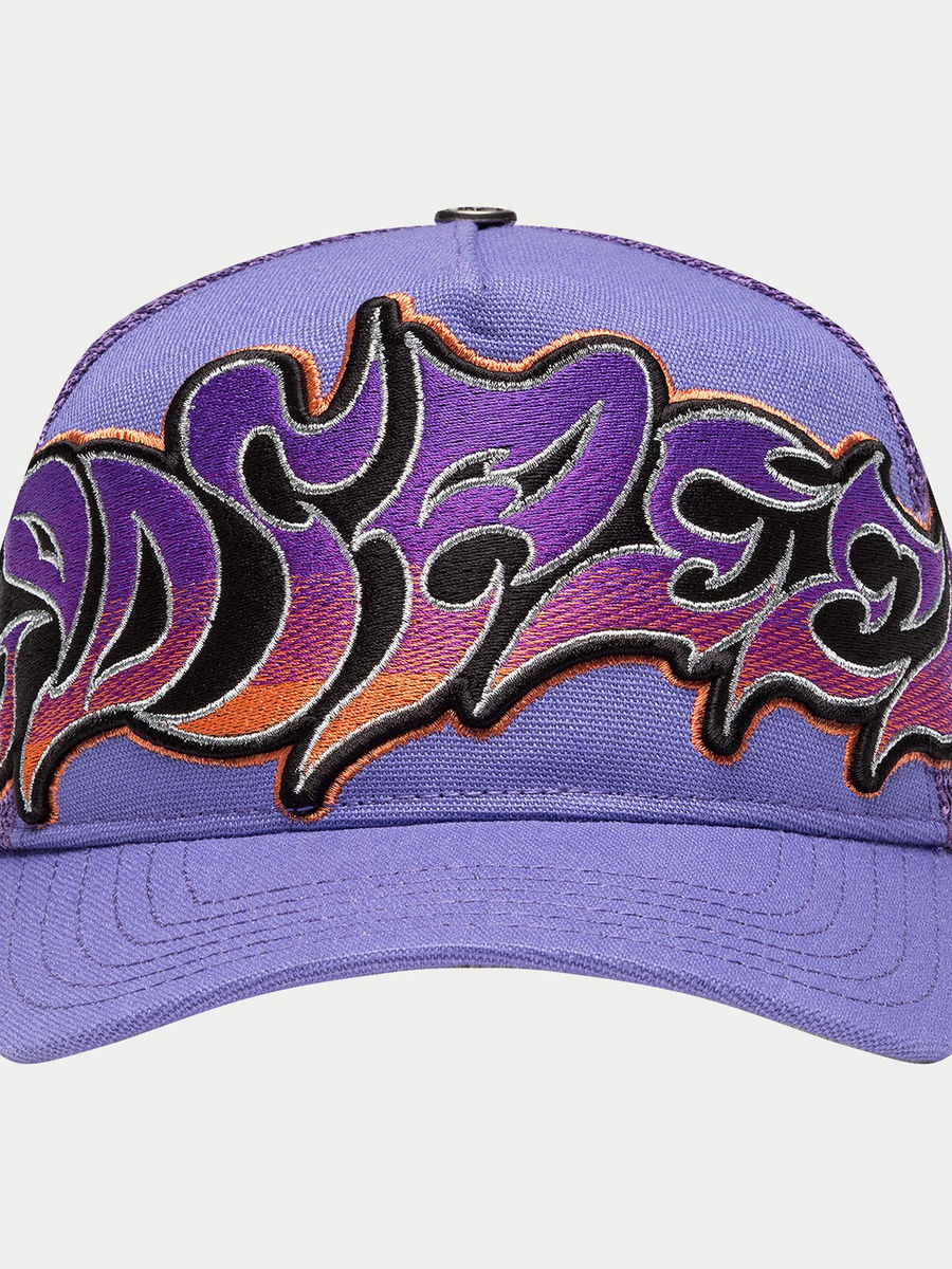 GS Neo Trucker Hat (Purple/Orange) — view 2
