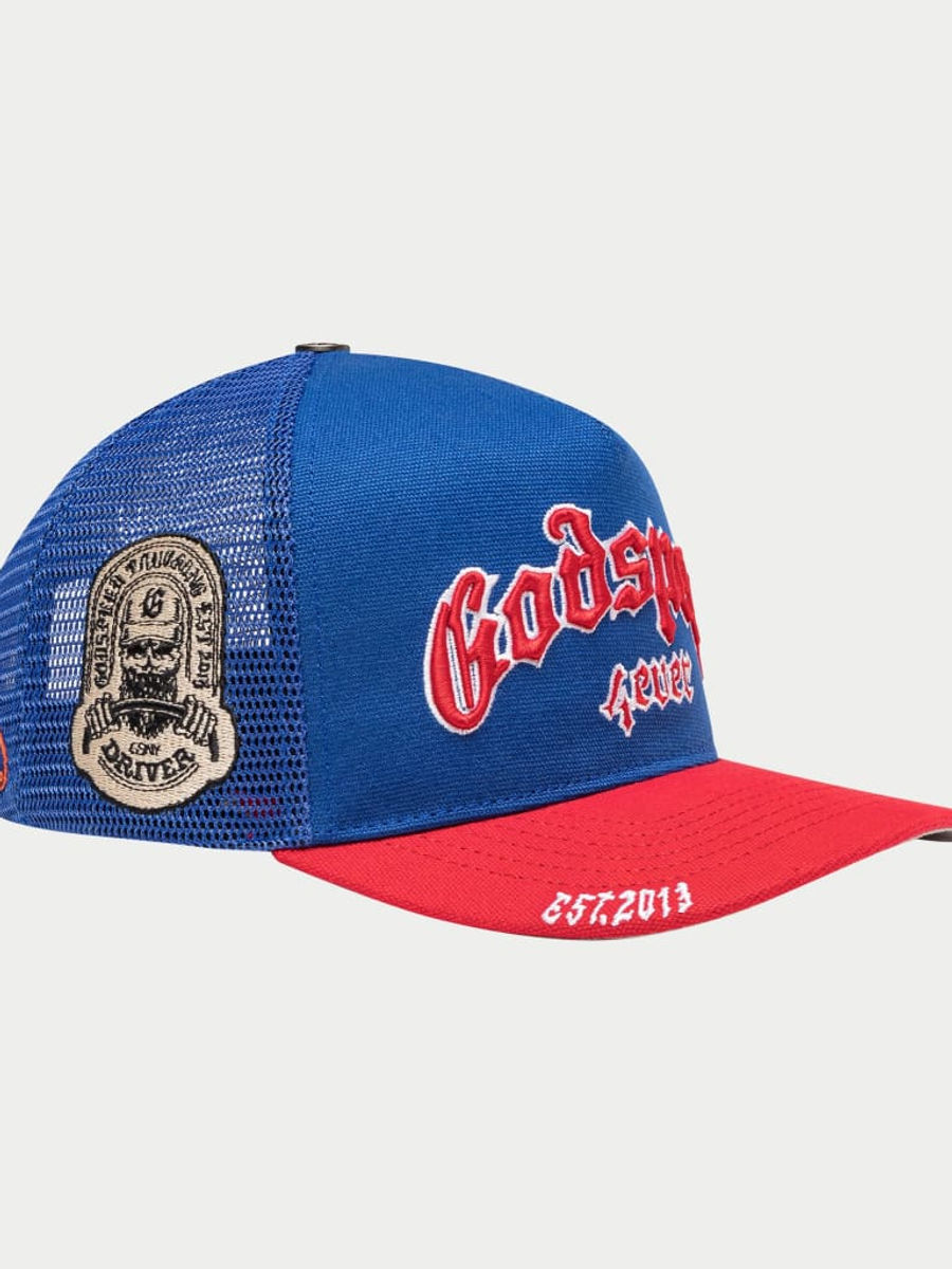 GS Forever Trucker Hat (Blue/Red) — view 2