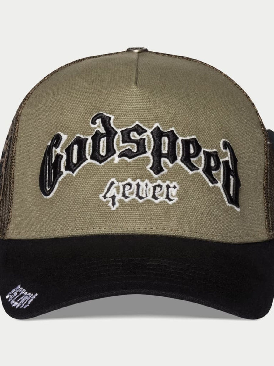 GS Forever Trucker Hat (Olive/Black) — view 1