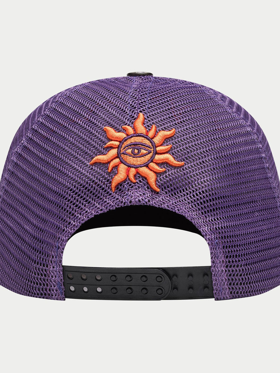 GS Neo Trucker Hat (Purple/Orange) — view 4
