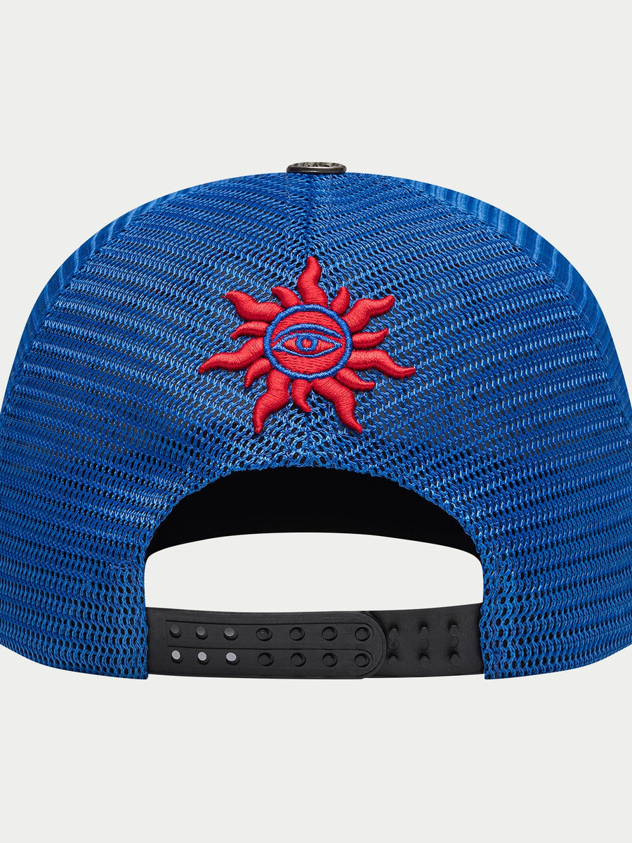GS Neo Trucker Hat (Blue/Yellow/Red) — view 4