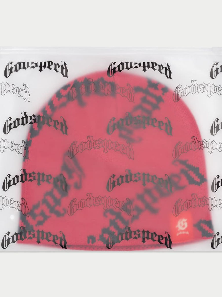 Godspeed OG Logo Beanie (Red) — view 3