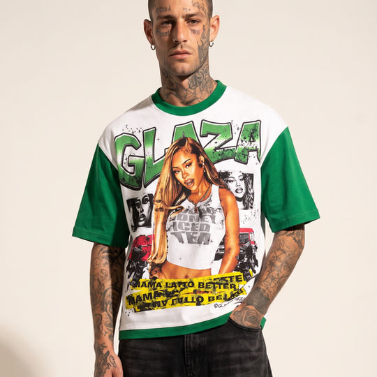 Me Girl - Acid Wash Oversized Tee- 01