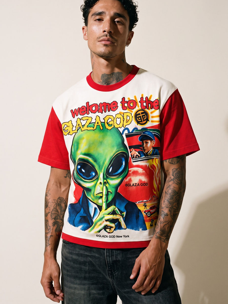 Silence - Acid Wash Oversized Tee- 03 — view 3