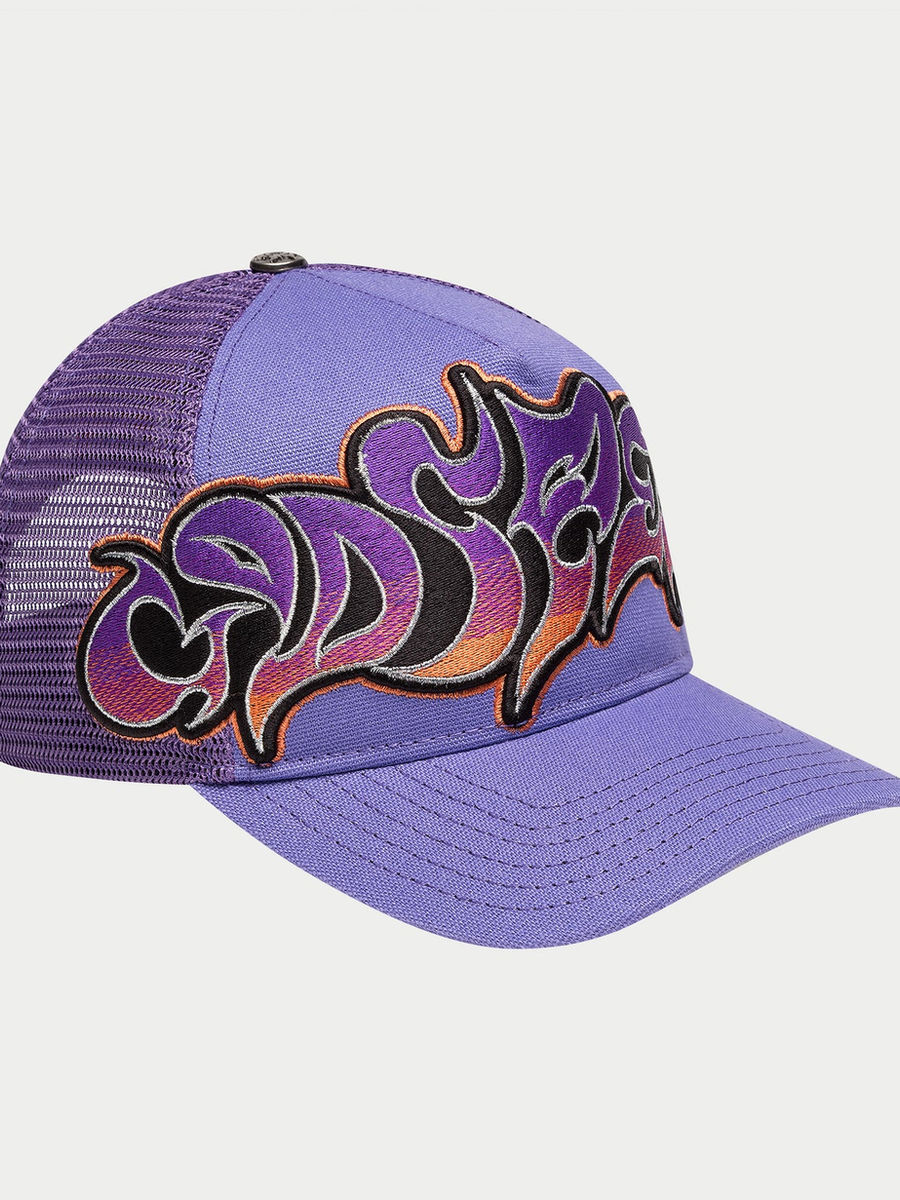 GS Neo Trucker Hat (Purple/Orange) — view 1