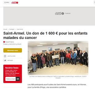 Ouest France Article Saint-Armel