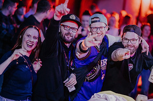 Gäste eines FOpen Air Festivals