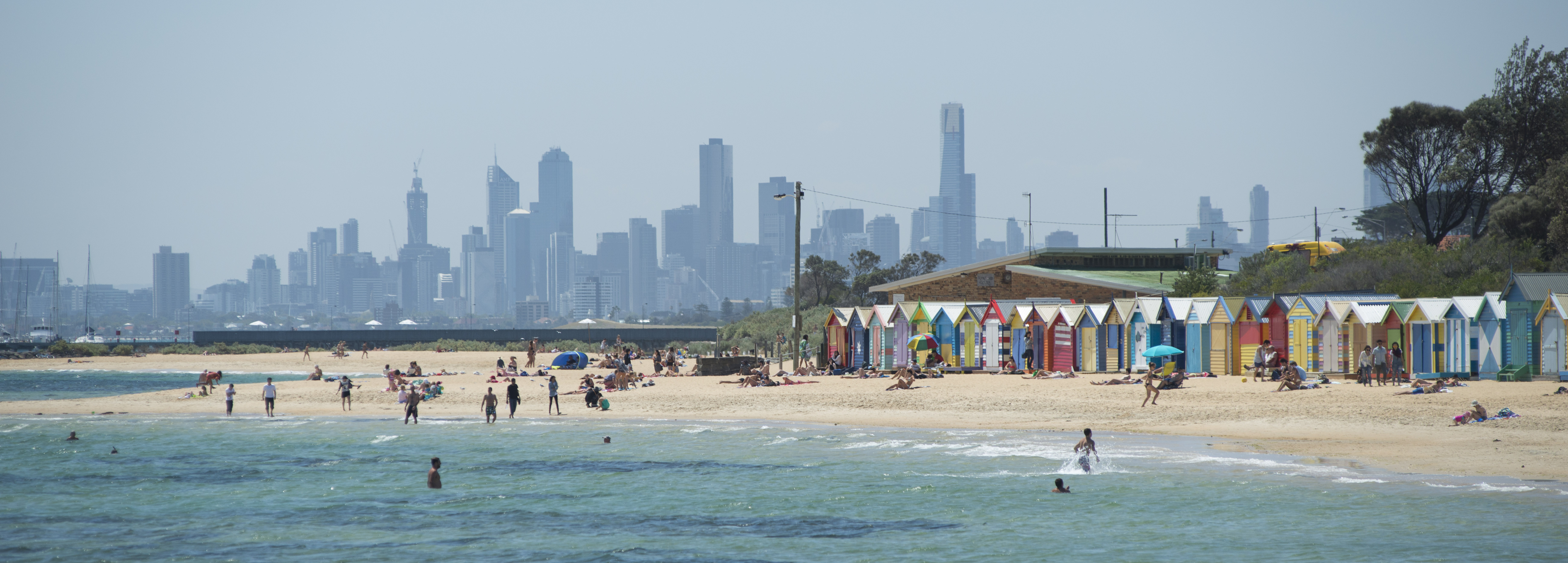 Melbourne skyline, Victoria.