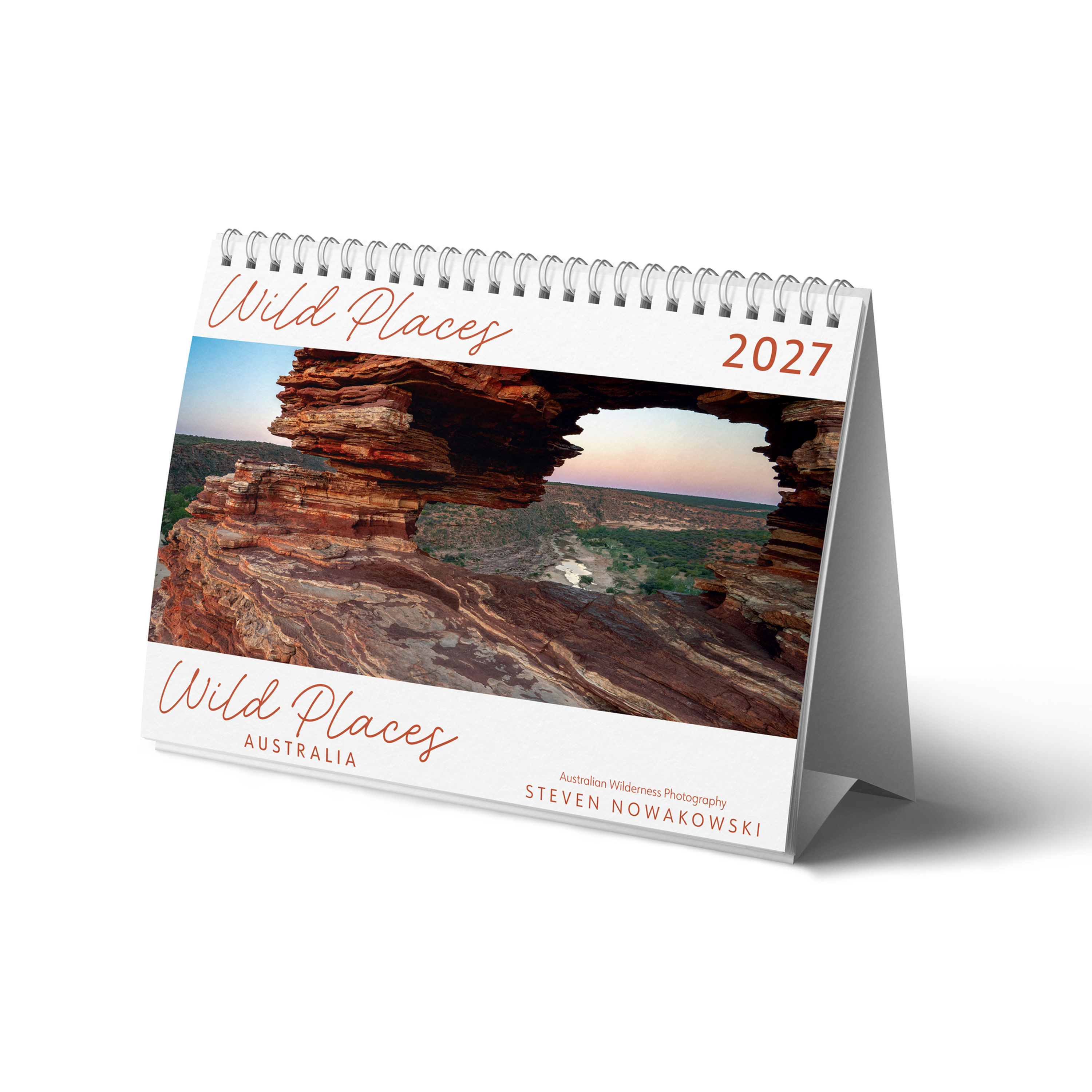 2027 Wild Places Desktop Calendar