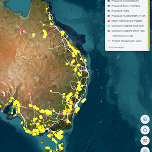 Australian Renewable Energy Map