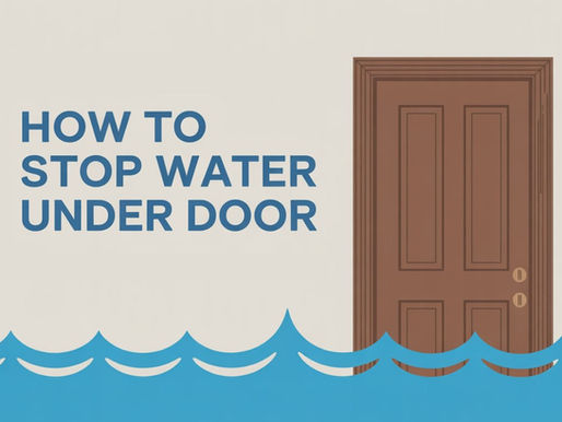 Learn about different ways to stop water under door thresholds and protect your home from rainwater and flood damage.