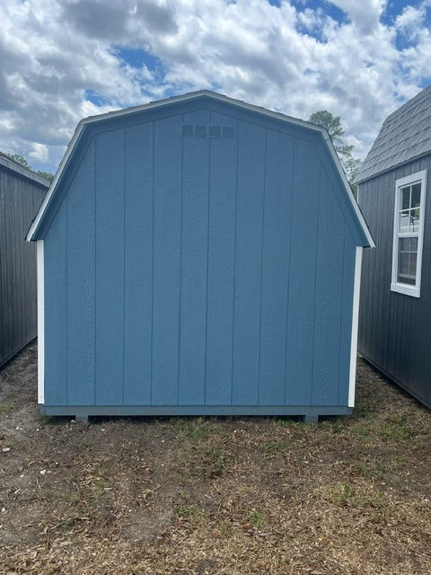 Thumbnail: 8 x 10 Wood Barn-style Shed w/ Ramps #14453