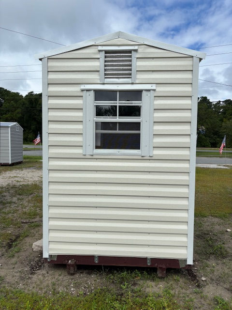 Thumbnail: 6 x 12 Metal Utility Shed with Electric #4349